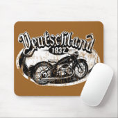 Deutschland Motowear Mousepad (Mit Mouse)