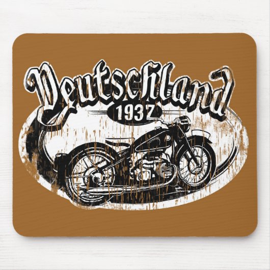Deutschland Motowear Mousepad (Vorne)