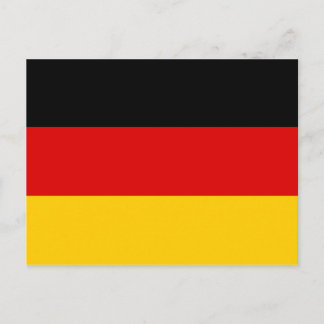 Deutschland - Nationalflagge Postkarte
