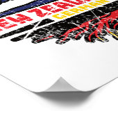 Deutschland Neuseeländische Baumwurzel Poster (Ecke)