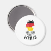 Deutschland nicht wütend nur Deutsch Magnet (Vorderseite/Rückseite)