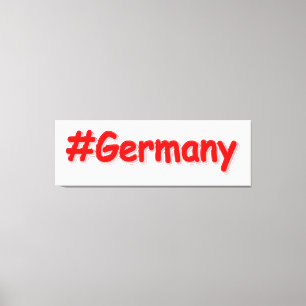"#Deutschland" Niedliches Design. Jetzt kaufen Leinwanddruck
