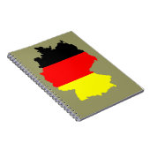 Deutschland Notebook Notizblock (Rechte Seite)