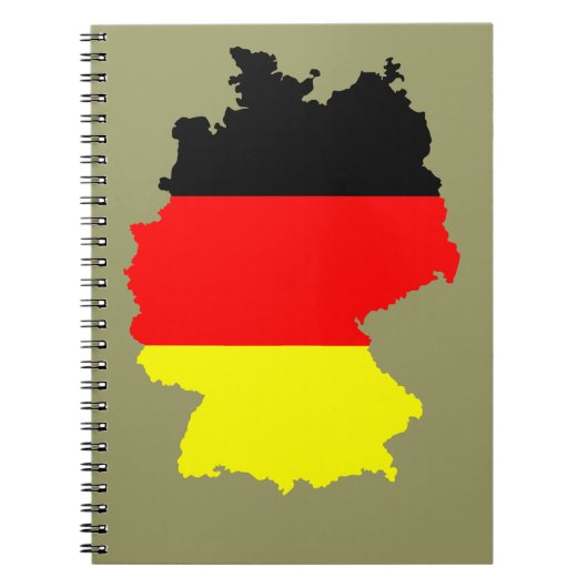 Deutschland Notebook Notizblock (Vorderseite)