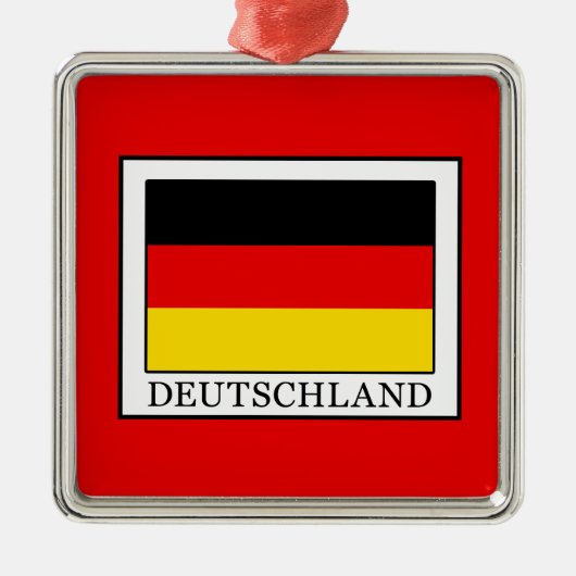 Deutschland Ornament Aus Metall (Vorne)