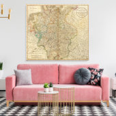 Deutschland, Österreich, Leinwanddruck (Insitu (Wohnzimmer))