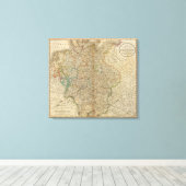 Deutschland, Österreich, Leinwanddruck (Insitu (Holzboden))