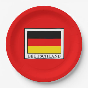 Deutschland Pappteller