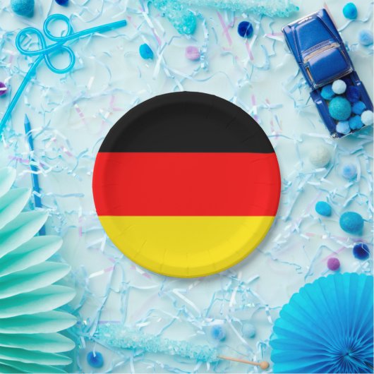 Deutschland-Party-Teller Pappteller (Party)