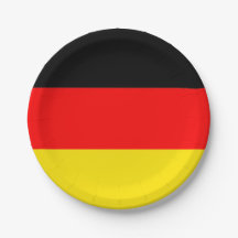 Deutschland-Party-Teller