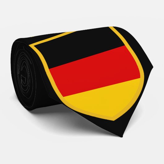 Deutschland - Personalisierte Krawatte der Flagge (Gerollt)