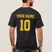 Deutschland Personalisiertes Nationalteam Jersey T-Shirt (Rückseite)