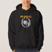 Deutschland Ping Pong Stolz Deutscher Tischtennish Hoodie (Vorderseite)