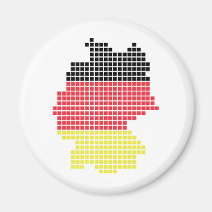 Deutschland-Pixelflagge Magnet