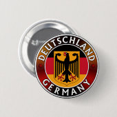 Deutschland Plaque, Deutsche Flagge und Adler Button (Vorne & Hinten)