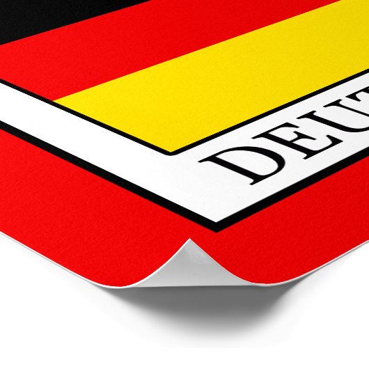Deutschland Poster (Ecke)
