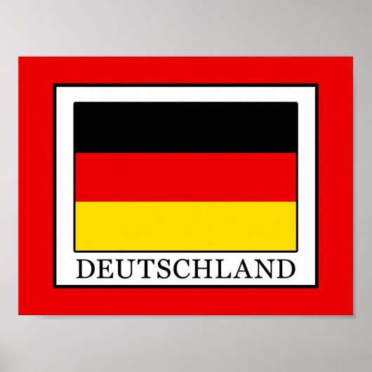 Deutschland Poster (Vorne)