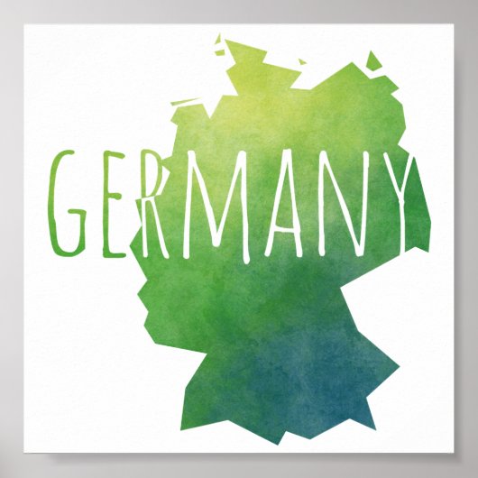 Deutschland Poster (Vorne)