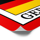 Deutschland Poster (Ecke)