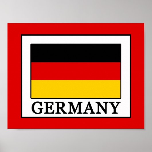 Deutschland Poster (Vorne)