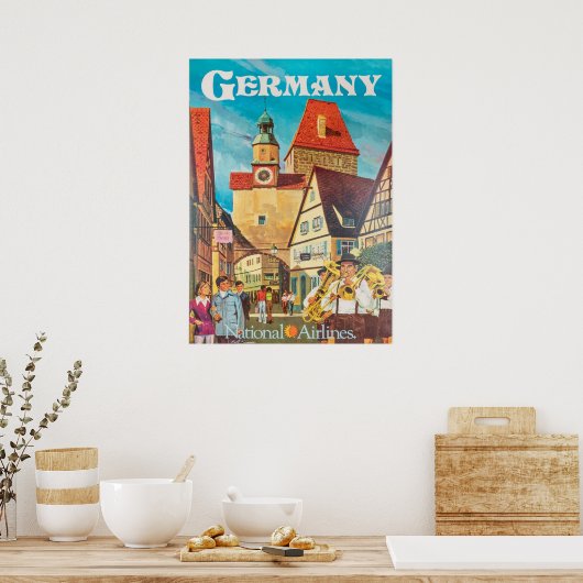 DEUTSCHLAND POSTER (Küche)