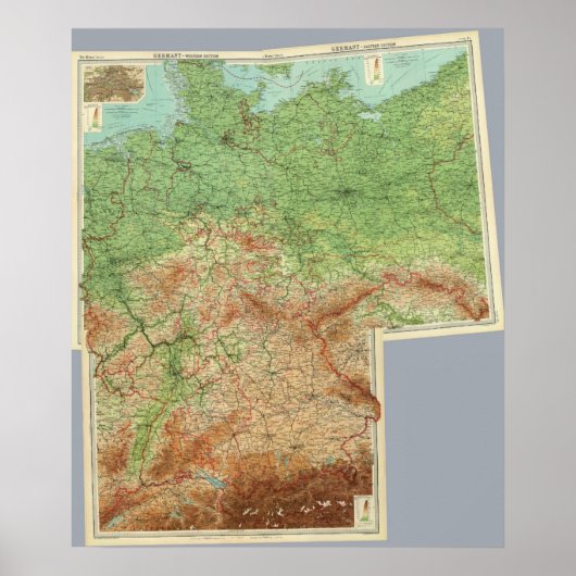 Deutschland Poster (Vorne)