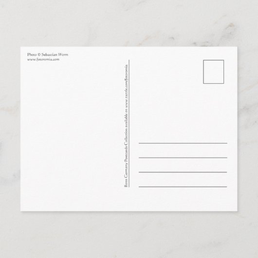 Deutschland Postkarte (Rückseite)