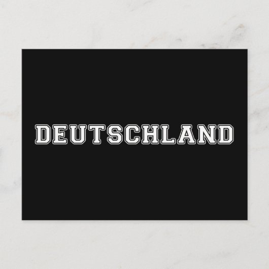 Deutschland Postkarte (Vorderseite)