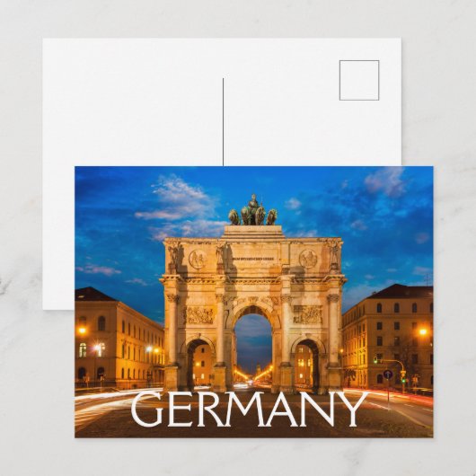 Deutschland Postkarte (Vorne/Hinten)