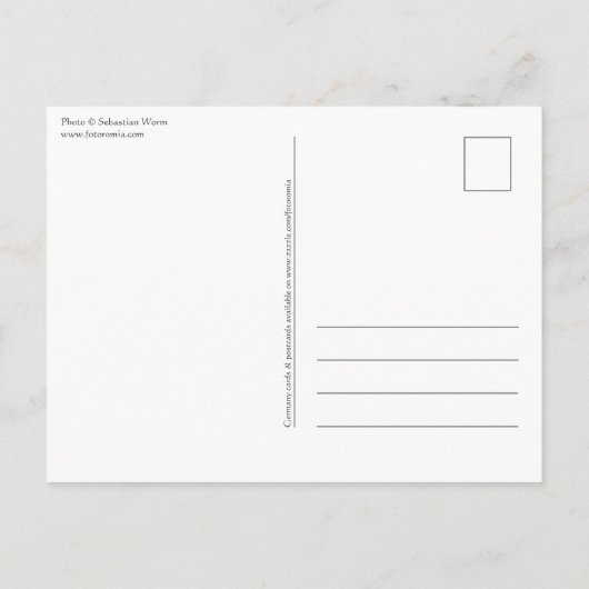 Deutschland Postkarte (Rückseite)