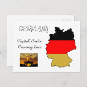 Deutschland Postkarte (Vorne/Hinten)