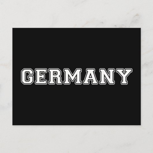 Deutschland Postkarte (Vorderseite)