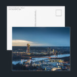 Deutschland Postkarte<br><div class="desc">Landschaftliches Foto der Stadt Bonn bei Dämmerung (Nordrhein-Westfalen,  Deutschland).</div>