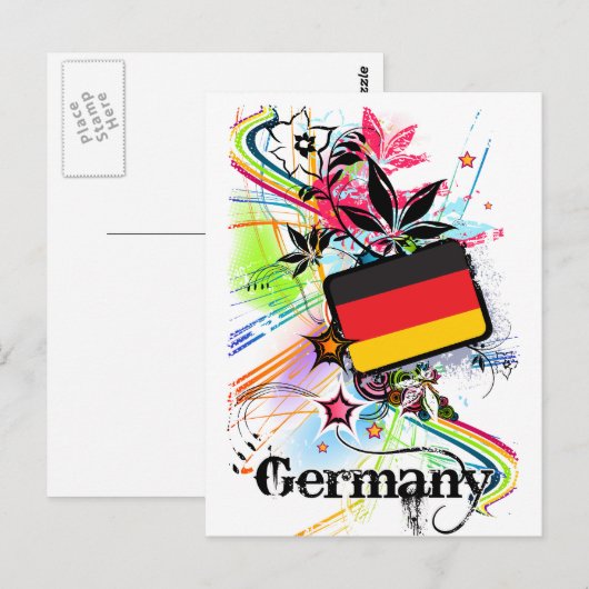 Deutschland Postkarte (Vorne/Hinten)