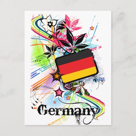 Deutschland Postkarte (Vorderseite)