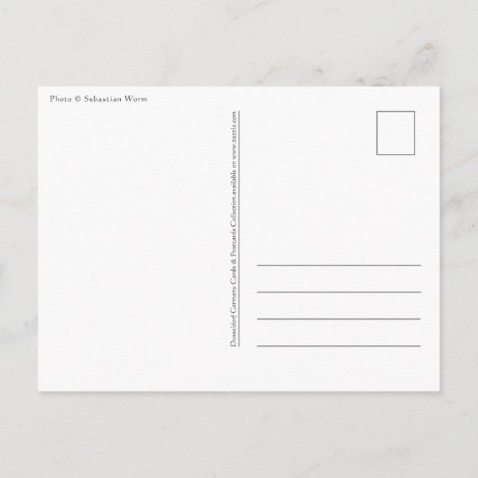 Deutschland Postkarte Düsseldorf (Rückseite)