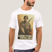 Deutschland-Propaganda-Plakat T-Shirt (Vorderseite)