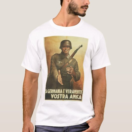 Deutschland-Propaganda-Plakat T-Shirt (Vorderseite)