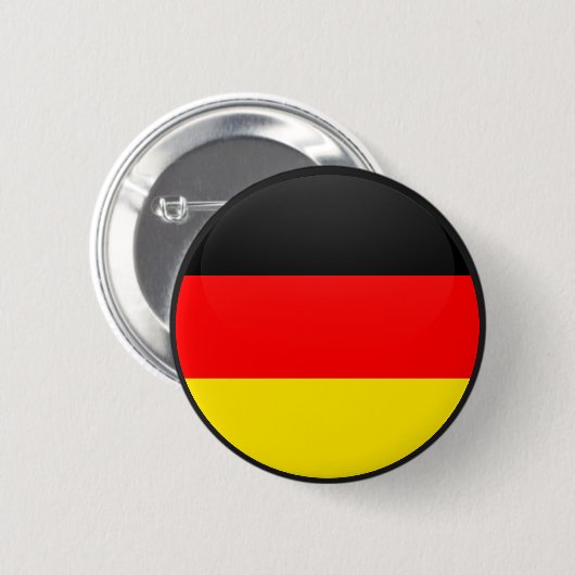 Deutschland-Qualität Flaggen-Kreis Button (Vorne & Hinten)