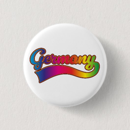 Deutschland Rainbow-Logo Button (Vorderseite)