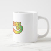 Deutschland Rainbow-Logo Jumbo-Tasse (Rechts)