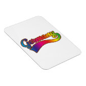 Deutschland Rainbow-Logo Magnet (Rechte Seite)