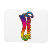 Deutschland Rainbow-Logo Magnet (Horizontal)