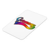 Deutschland Rainbow-Logo Magnet (Linke Seite)
