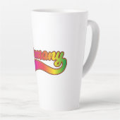 Deutschland Rainbow-Logo Milchtasse (Rechte Ecke)