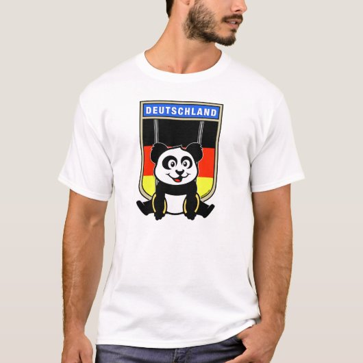 Deutschland Rang Panda T-Shirt (Vorderseite)