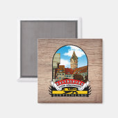Deutschland Ravensburg Vintage souvenir Magnet (Vorderseite/Rückseite)