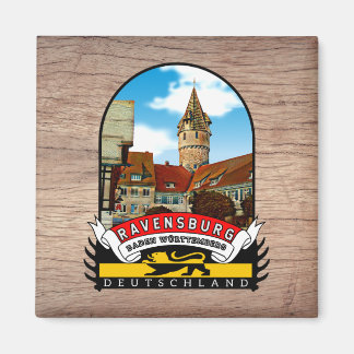 Deutschland Ravensburg Vintage souvenir Magnet