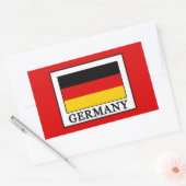 Deutschland Rechteckiger Aufkleber (Umschlag)