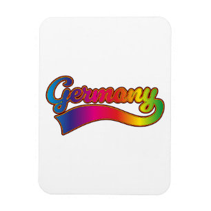 Deutschland Regenbogen-Logo Magnet